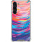 Rainbow Wave Brush Stroke by Etta Vee Galaxy S24 FE Clear Case